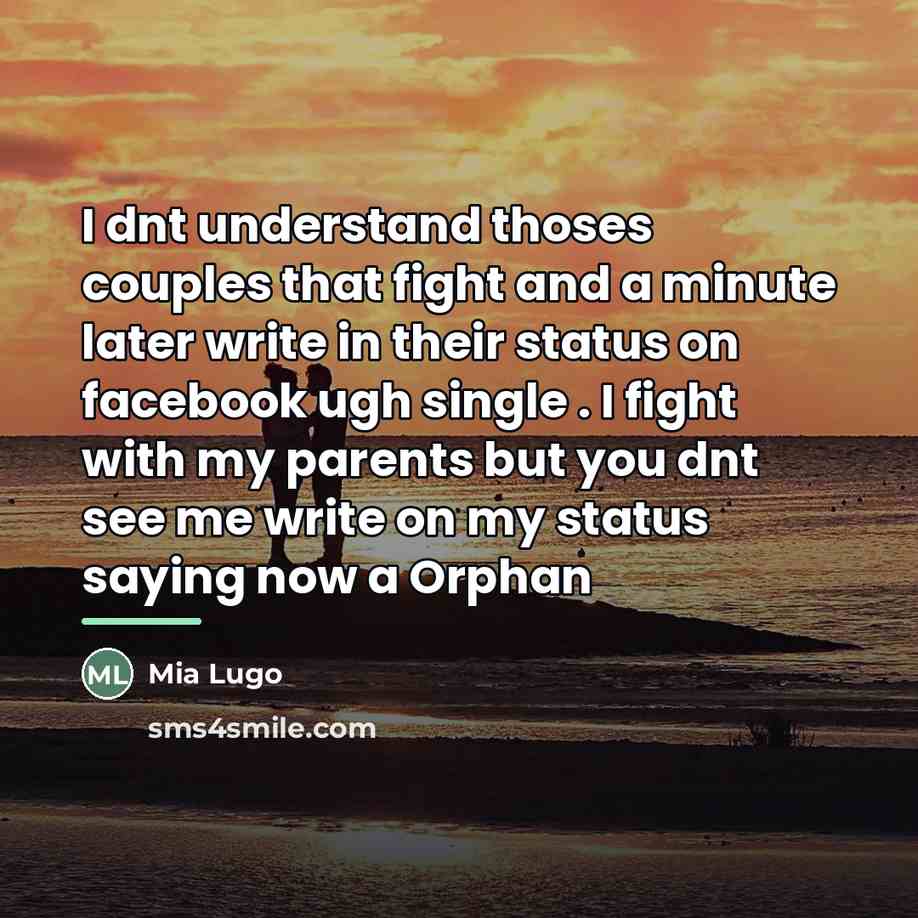 “I dnt understand thoses couples that fight and a minute…” quote by Mia Lugo