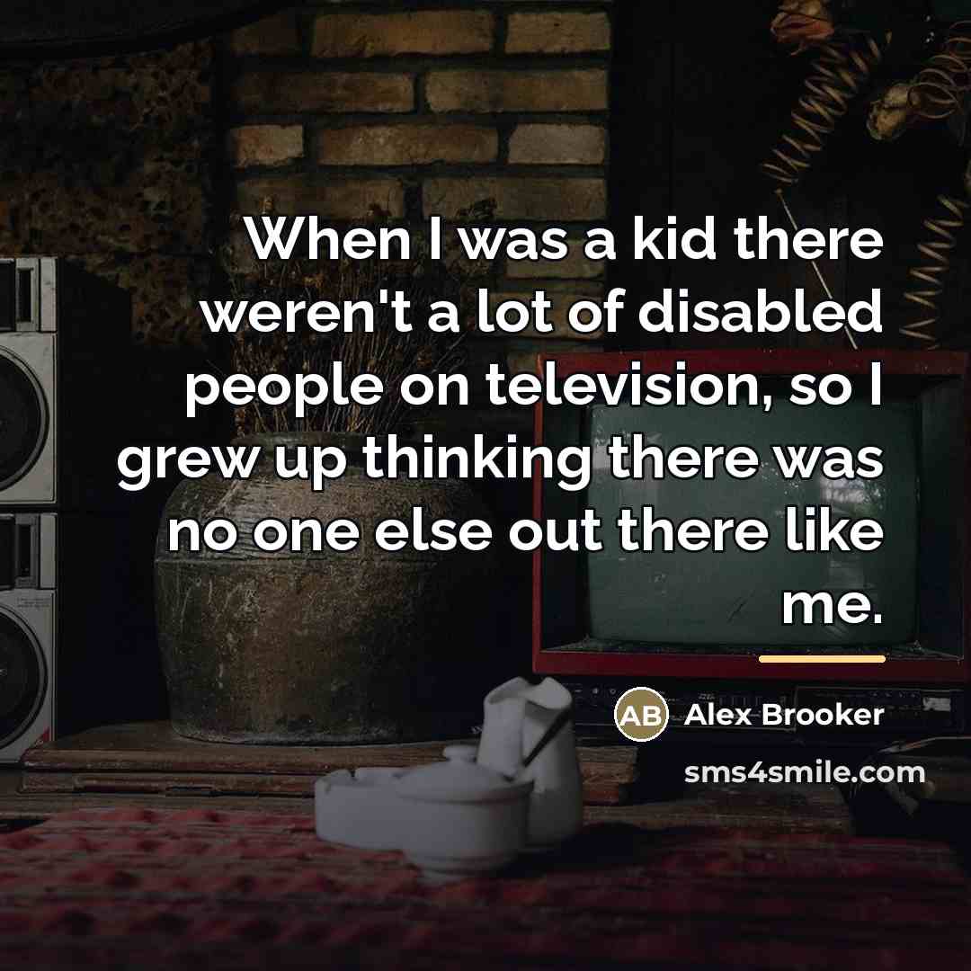 “When I was a kid there weren't a lot of…” quote by Alex Brooker