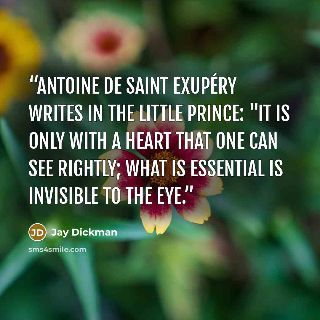 “Antoine de Saint Exupéry writes in The Little Prince: "It is only with a heart that one can see rightly; what is essential is invisible to the eye.” quote by Jay Dickman