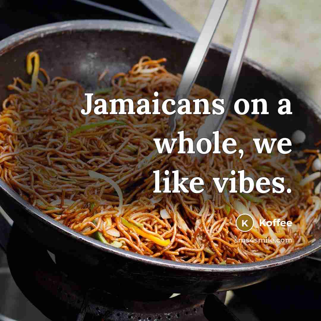 “Jamaicans on a whole, we like vibes.…” quote by Koffee