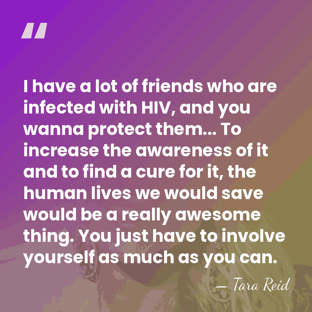I have a lot of friends who are infected with HIV, and&hellip; - Tara Reid