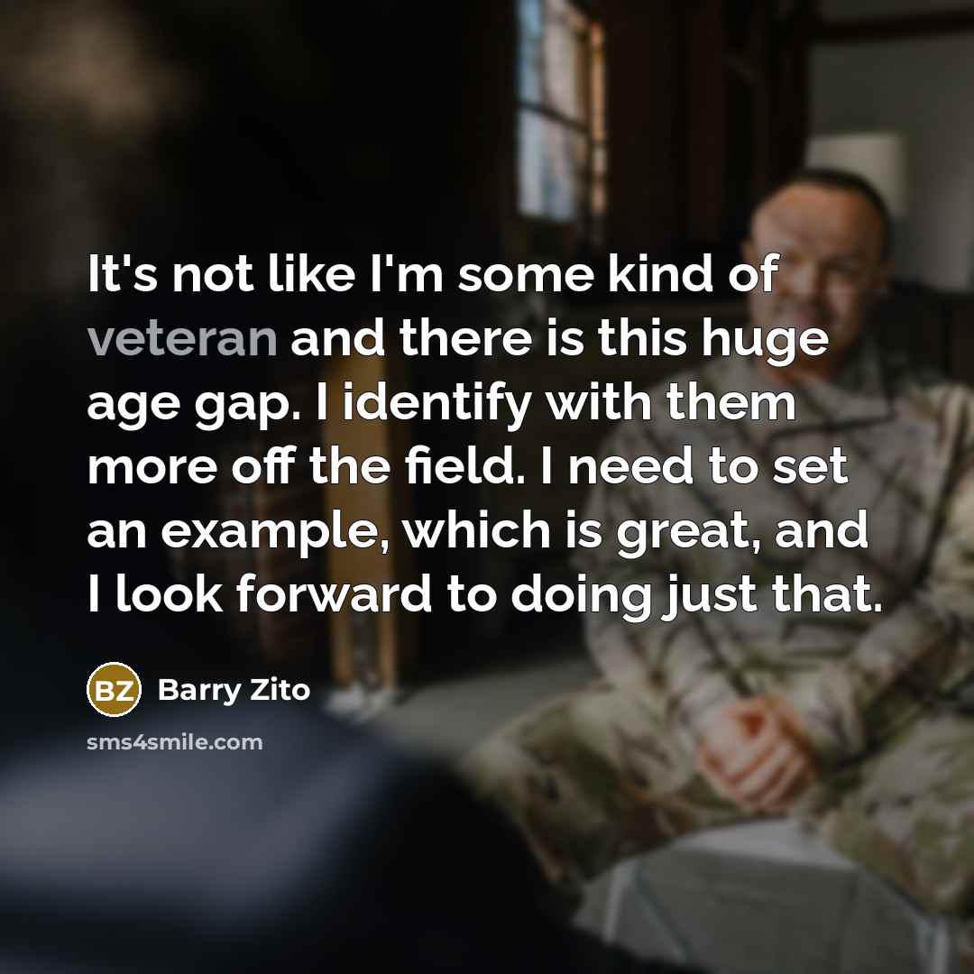 “It's not like I'm some kind of veteran and there…” quote by Barry Zito