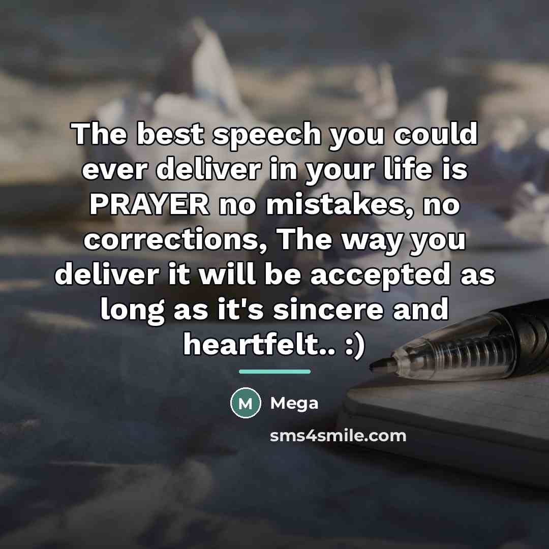 “The best speech you could ever deliver in your life…” quote by Mega