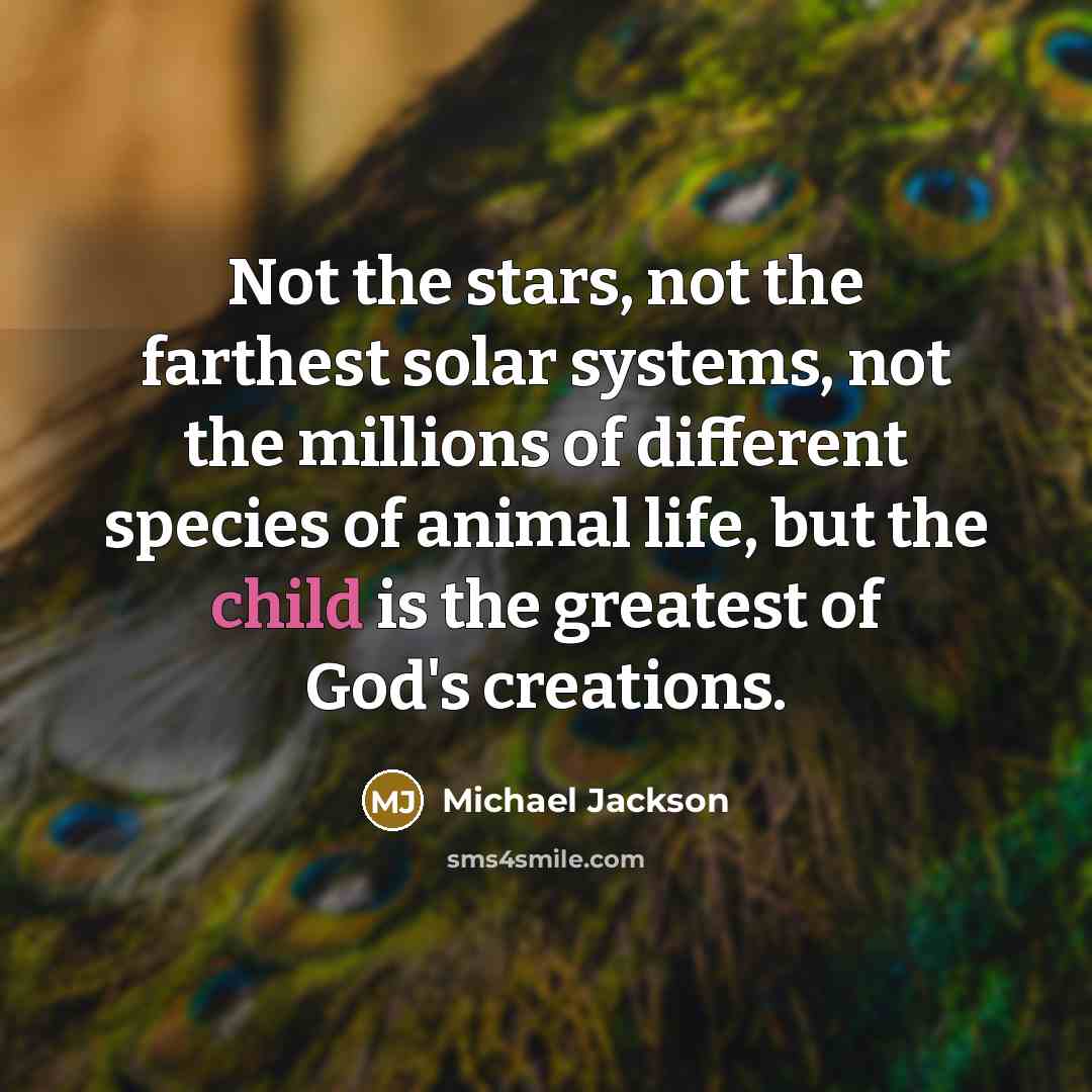 “Not the stars, not the farthest solar systems, not the…” quote by Michael Jackson