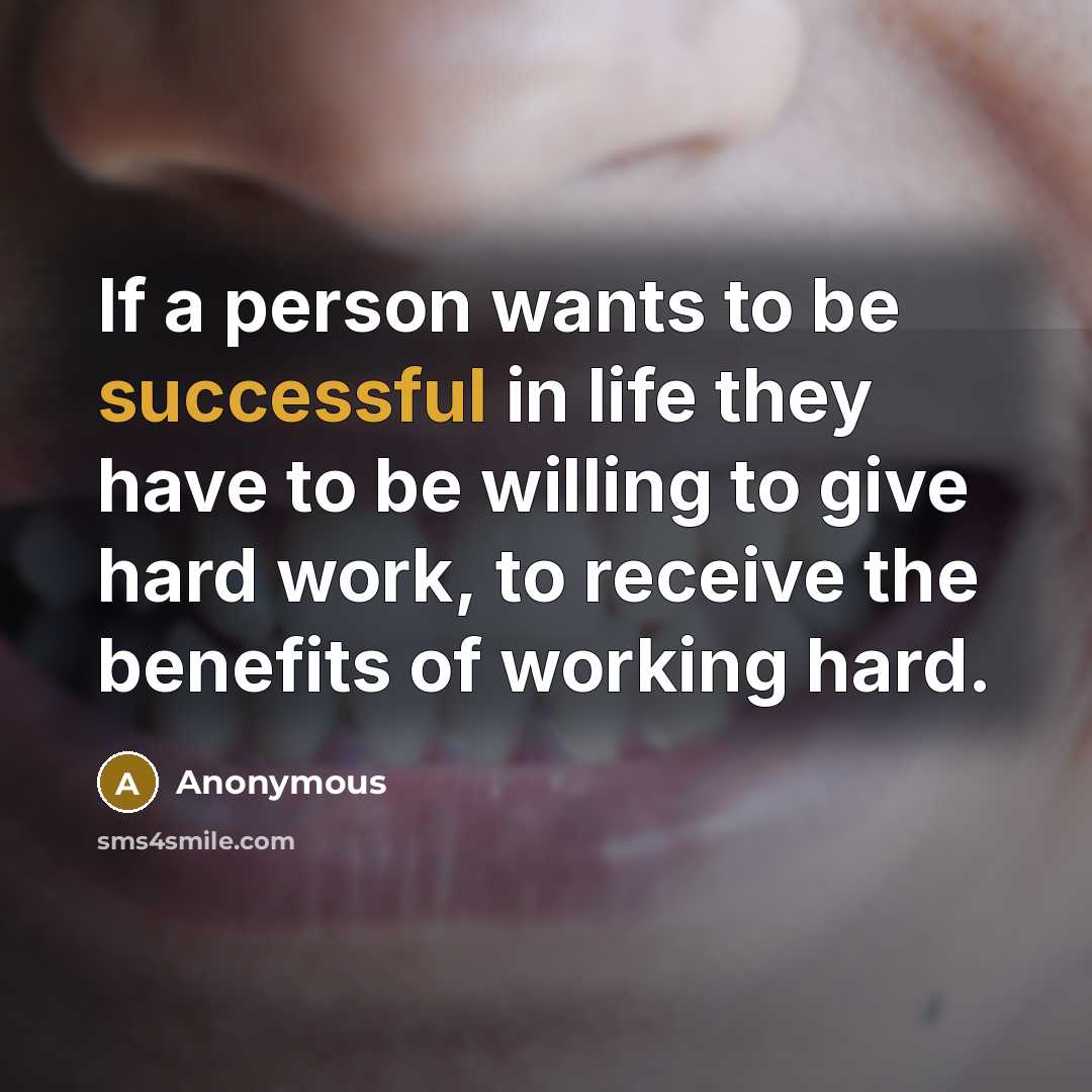 “If a person wants to be successful in life they…” quote by Anonymous