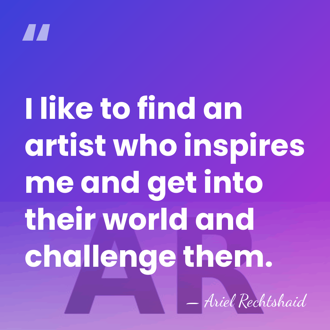 I like to find an artist who inspires me and get into&hellip; - Ariel Rechtshaid