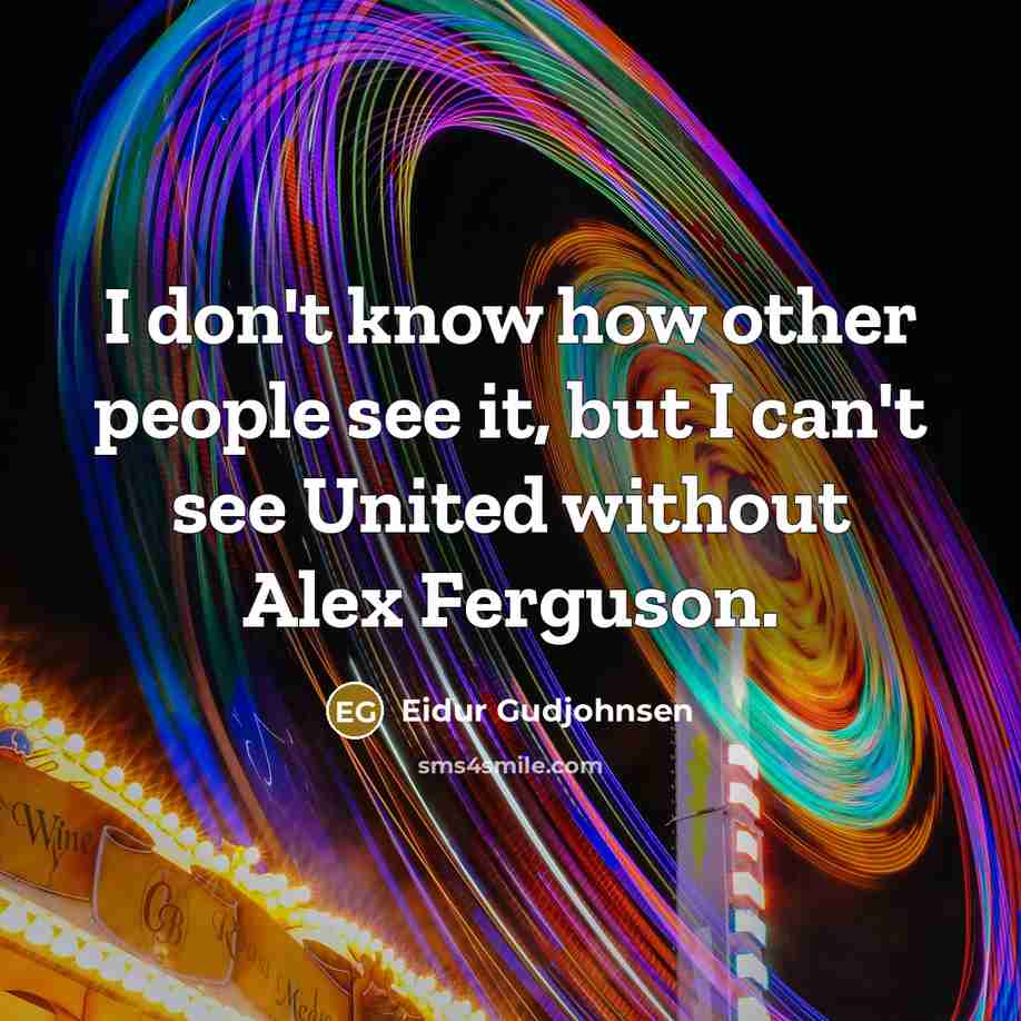 “I don't know how other people see it, but I…” quote by Eidur Gudjohnsen