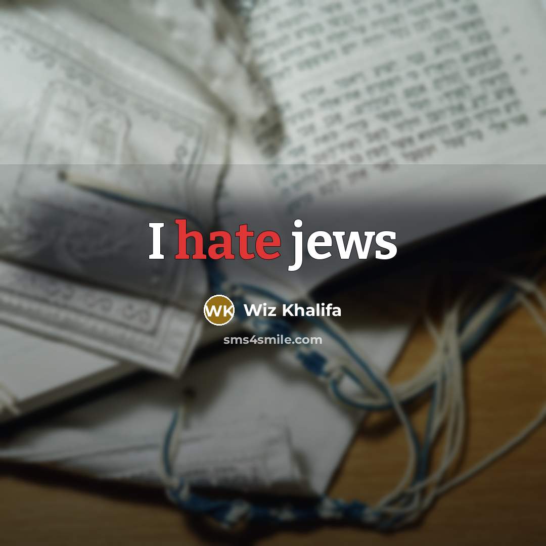 “I hate jews…” quote by Wiz Khalifa