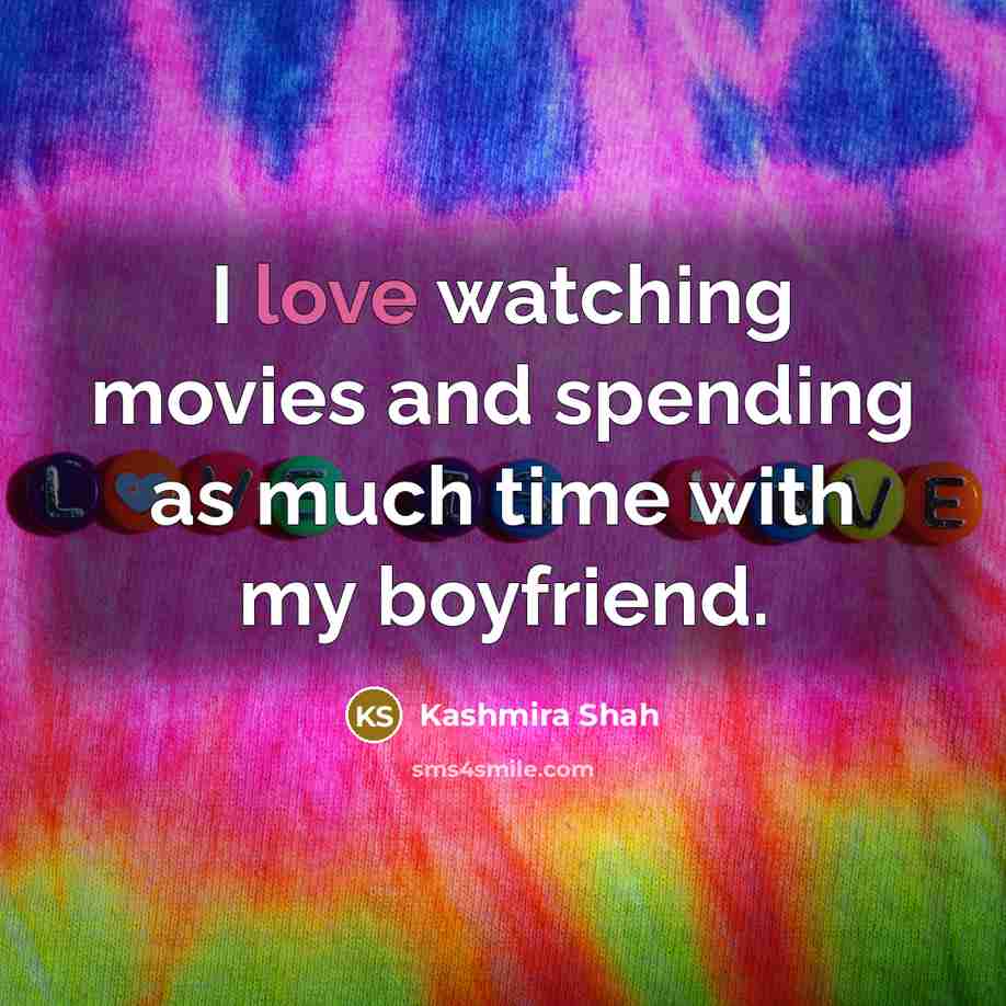 “I love watching movies and spending as much time with…” quote by Kashmira Shah
