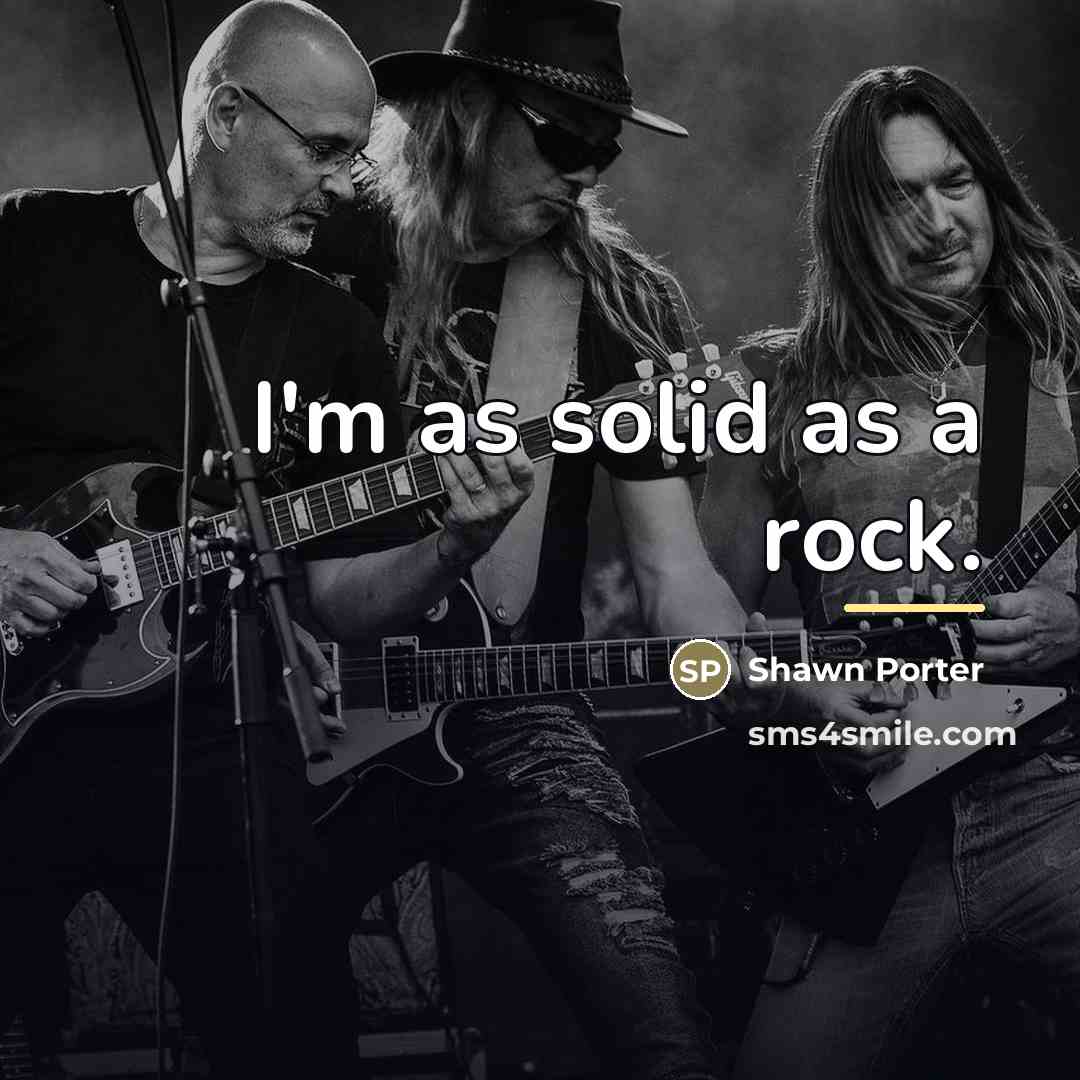 “I'm as solid as a rock.…” quote by Shawn Porter