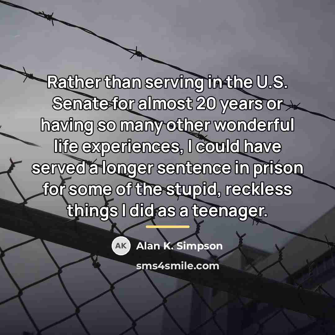 “Rather than serving in the U.S. Senate for almost 20…” quote by Alan K. Simpson