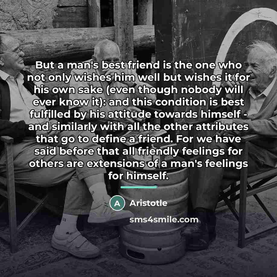 “But a man's best friend is the one who not…” quote by Aristotle