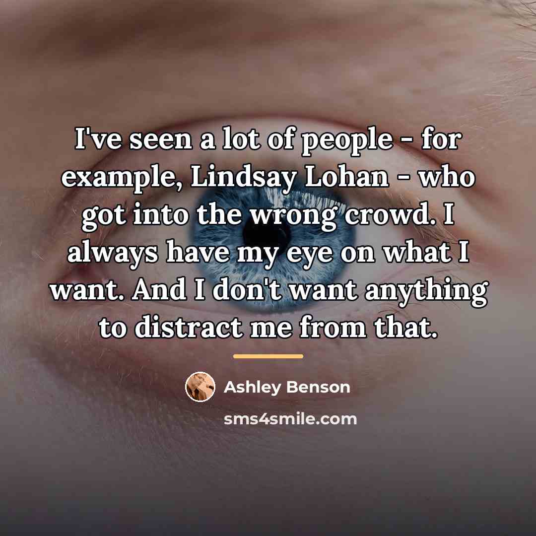 “I've seen a lot of people - for example, Lindsay…” quote by Ashley Benson