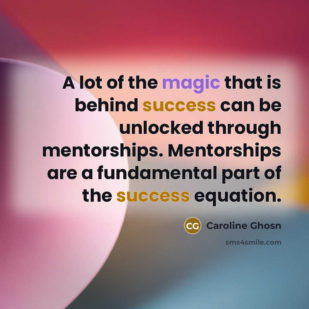 “A lot of the magic that is behind success can…” quote by Caroline Ghosn