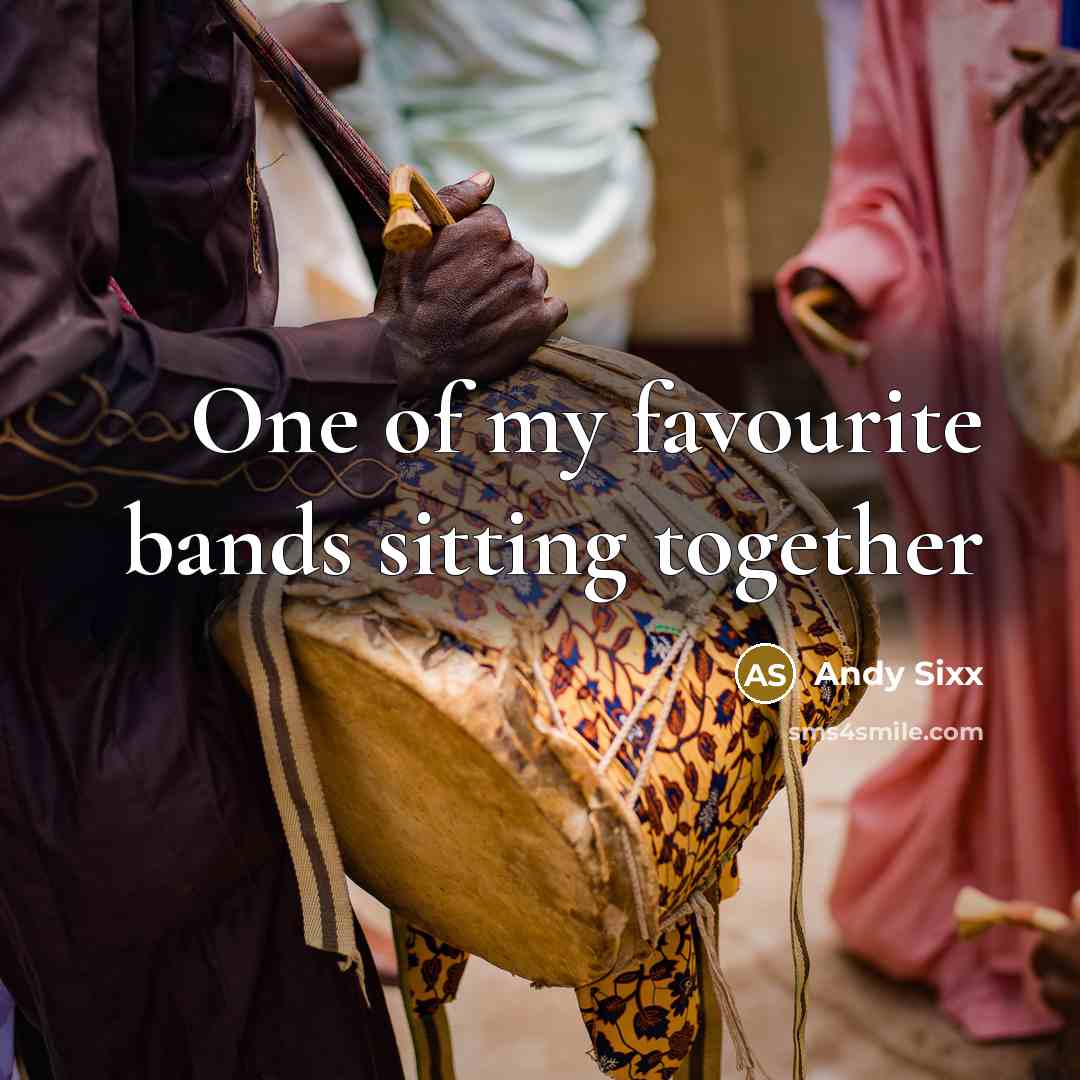 “One of my favourite bands sitting together” quote by ANDY SIXX