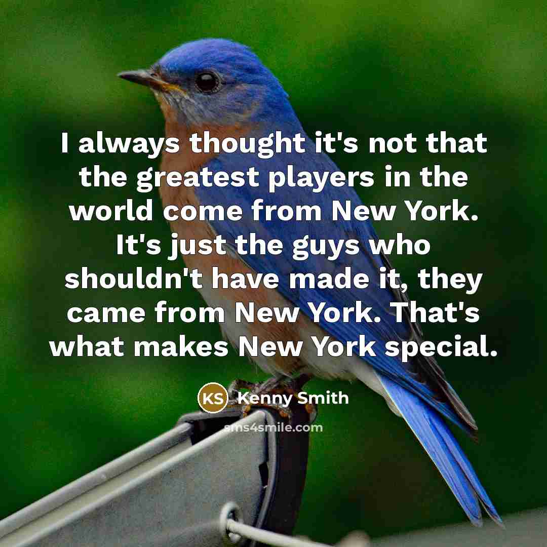 “I always thought it's not that the greatest players in…” quote by Kenny Smith