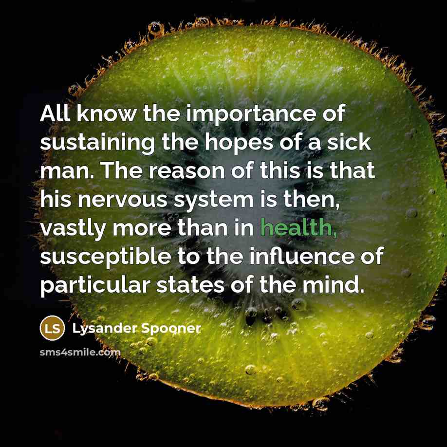 “All know the importance of sustaining the hopes of a…” quote by Lysander Spooner