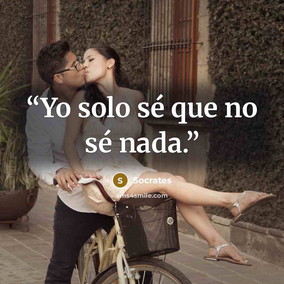 “Yo solo sé que no sé nada.” quote by Socrates