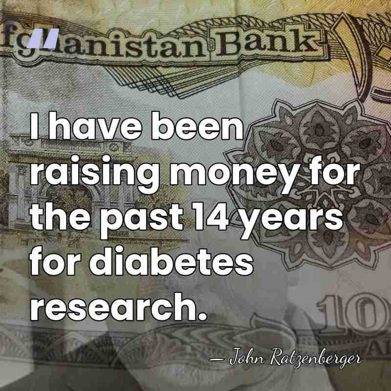 I have been raising money for the past 14 years for diabetes&hellip; - John Ratzenberger
