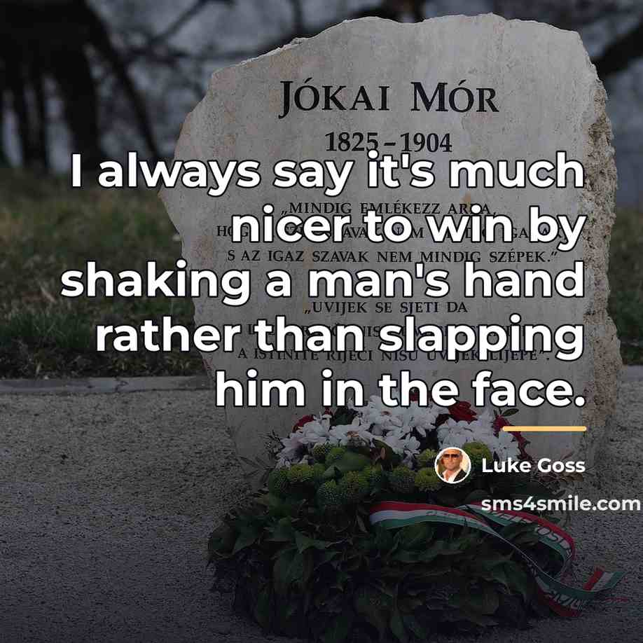 “I always say it's much nicer to win by shaking…” quote by Luke Goss