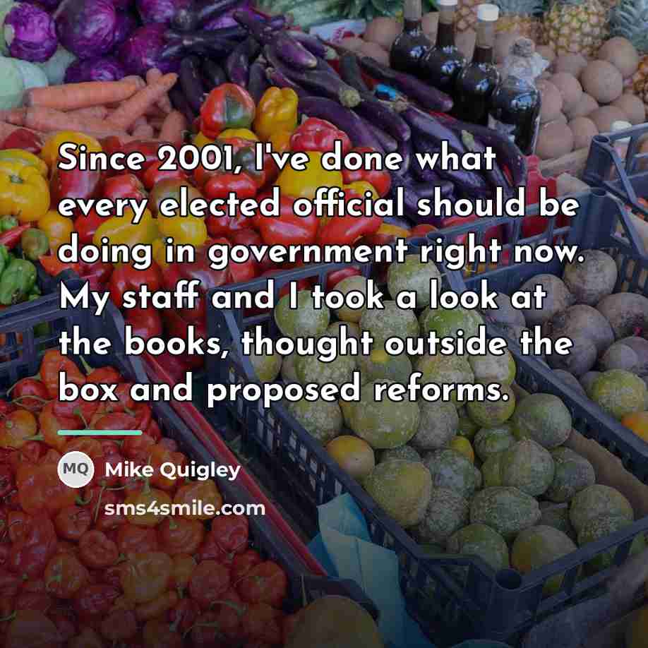 “Since 2001, I've done what every elected official should be…” quote by Mike Quigley