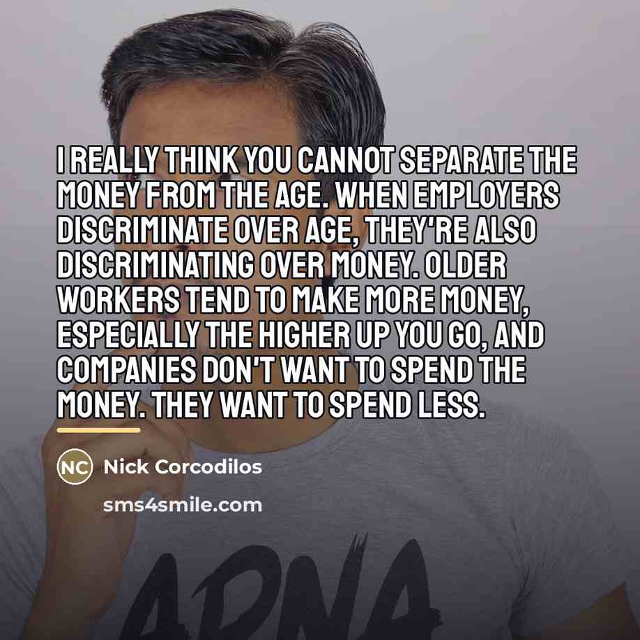 “I really think you cannot separate the money from the…” quote by Nick Corcodilos
