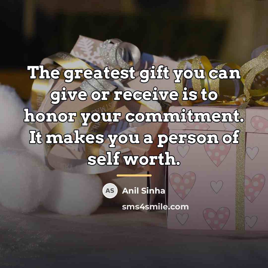 “The greatest gift you can give or receive is to…” quote by Anil Sinha