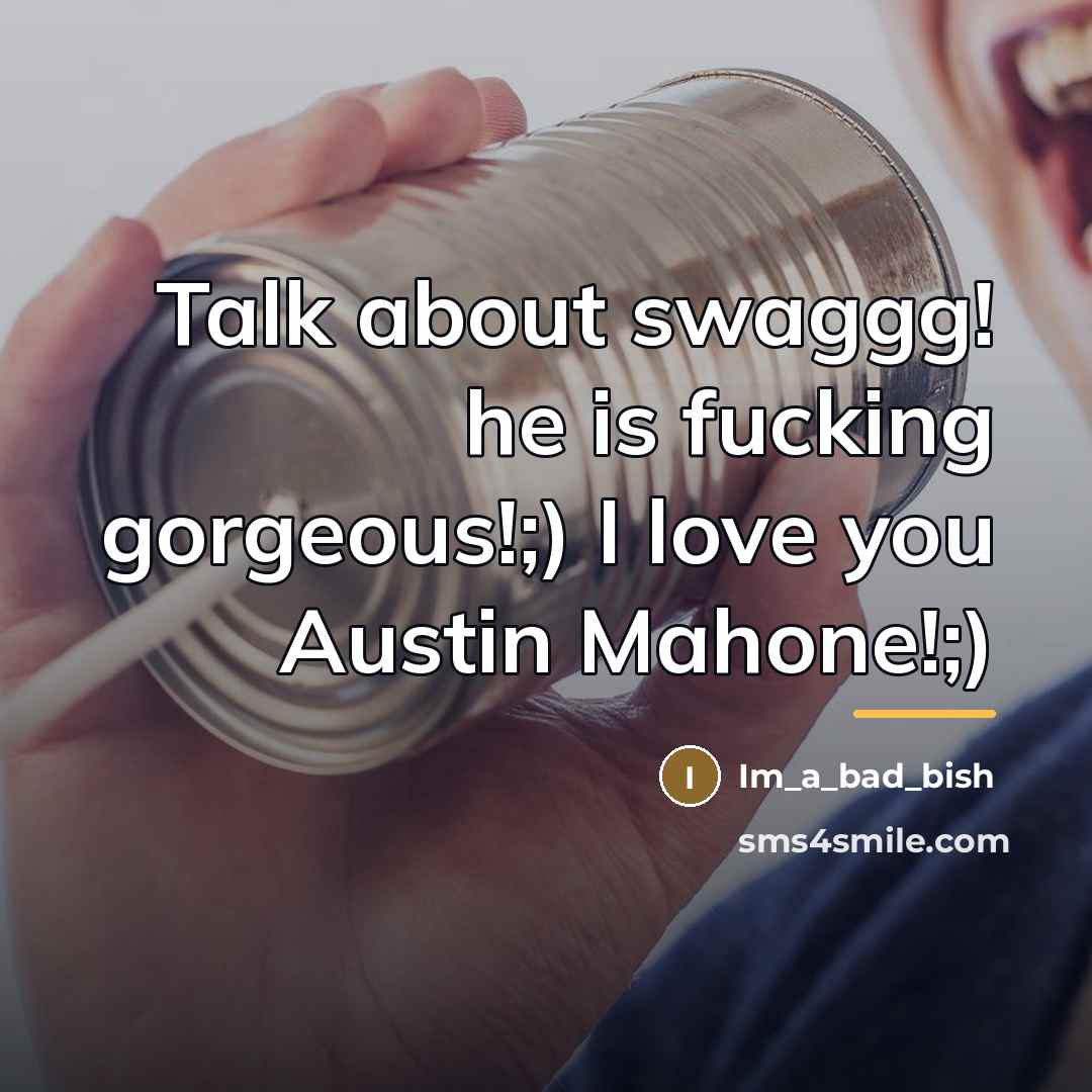 “Talk about swaggg! he is fucking gorgeous!;) I love you…” quote by Im_a_bad_bish