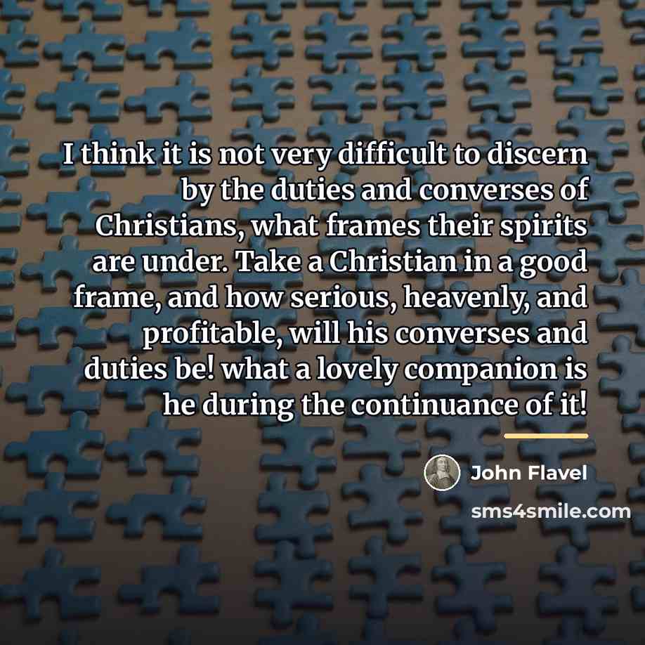 “I think it is not very difficult to discern by…” quote by John Flavel