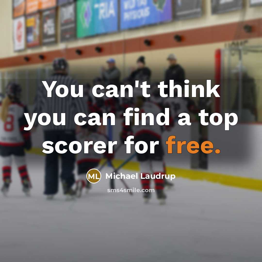 “You can't think you can find a top scorer for…” quote by Michael Laudrup