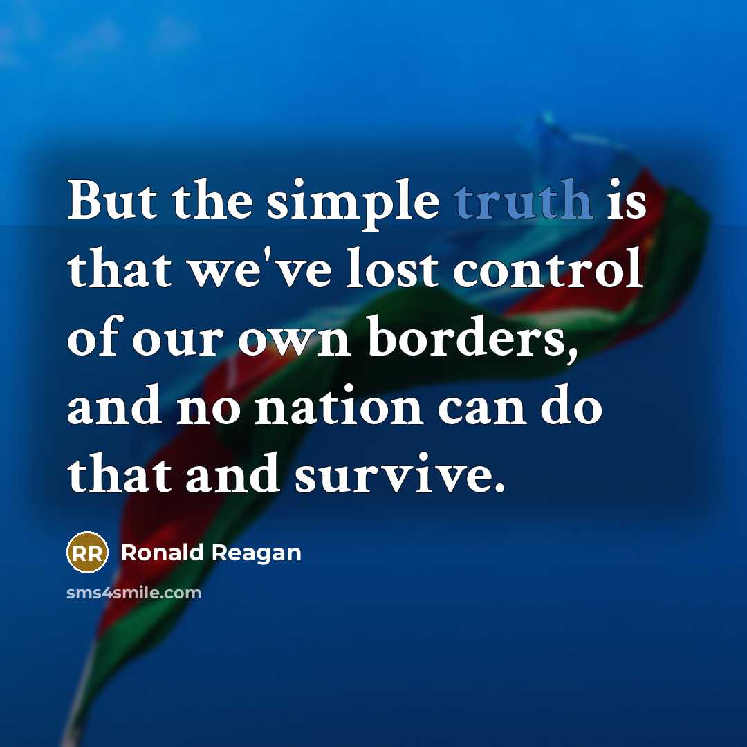 “But the simple truth is that we've lost control of…” quote by Ronald Reagan