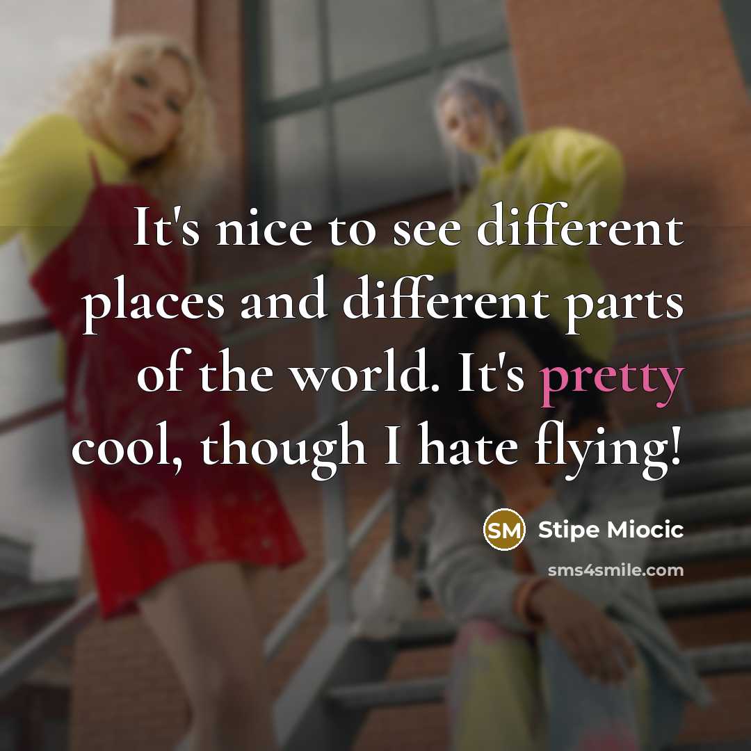 “It's nice to see different places and different parts of…” quote by Stipe Miocic