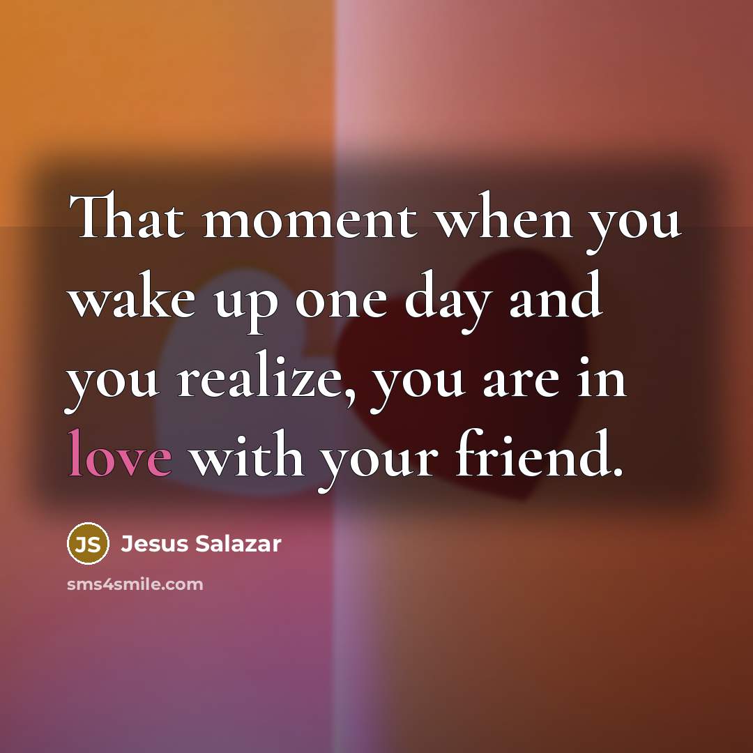 “That moment when you wake up one day and you…” quote by Jesus Salazar