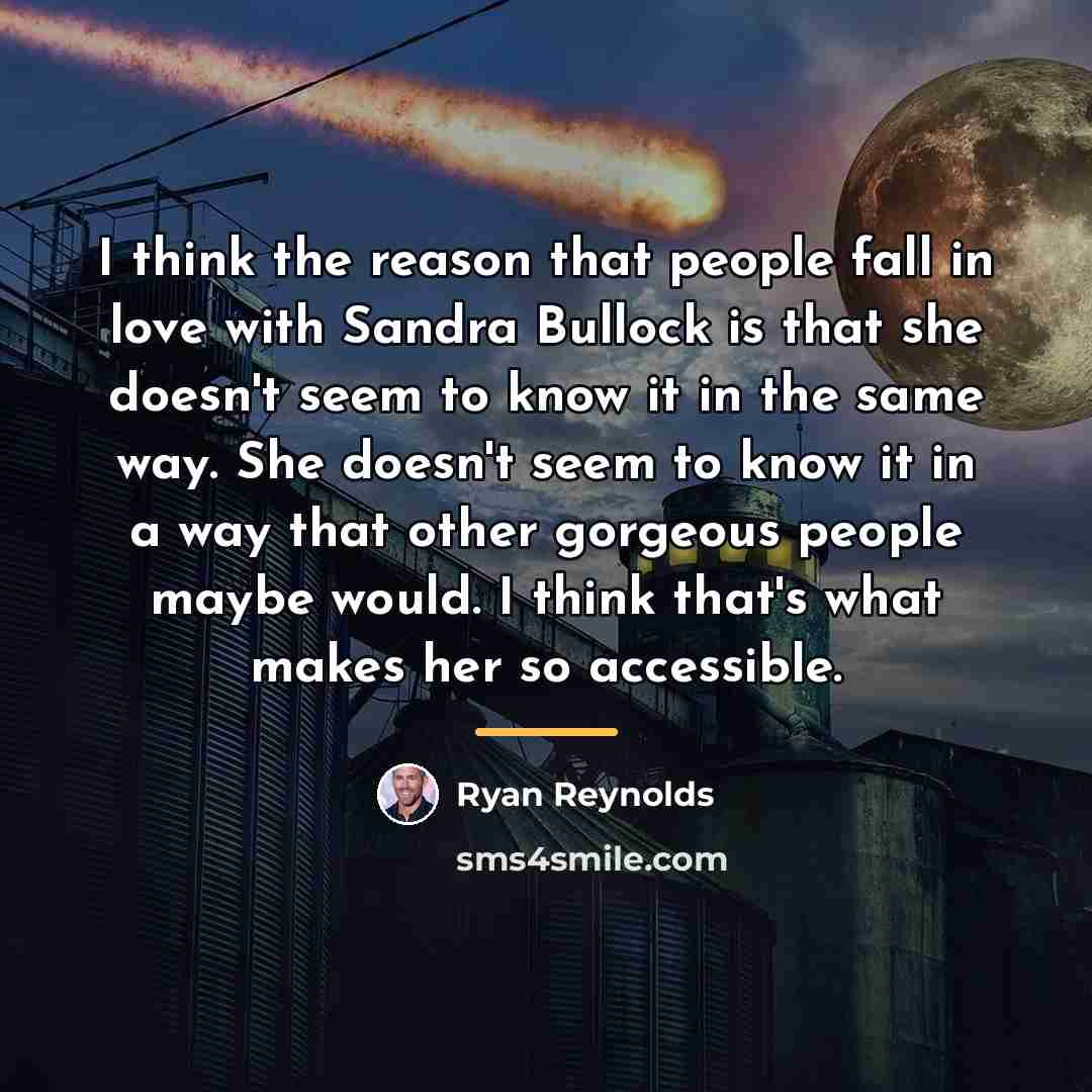 “I think the reason that people fall in love with…” quote by Ryan Reynolds
