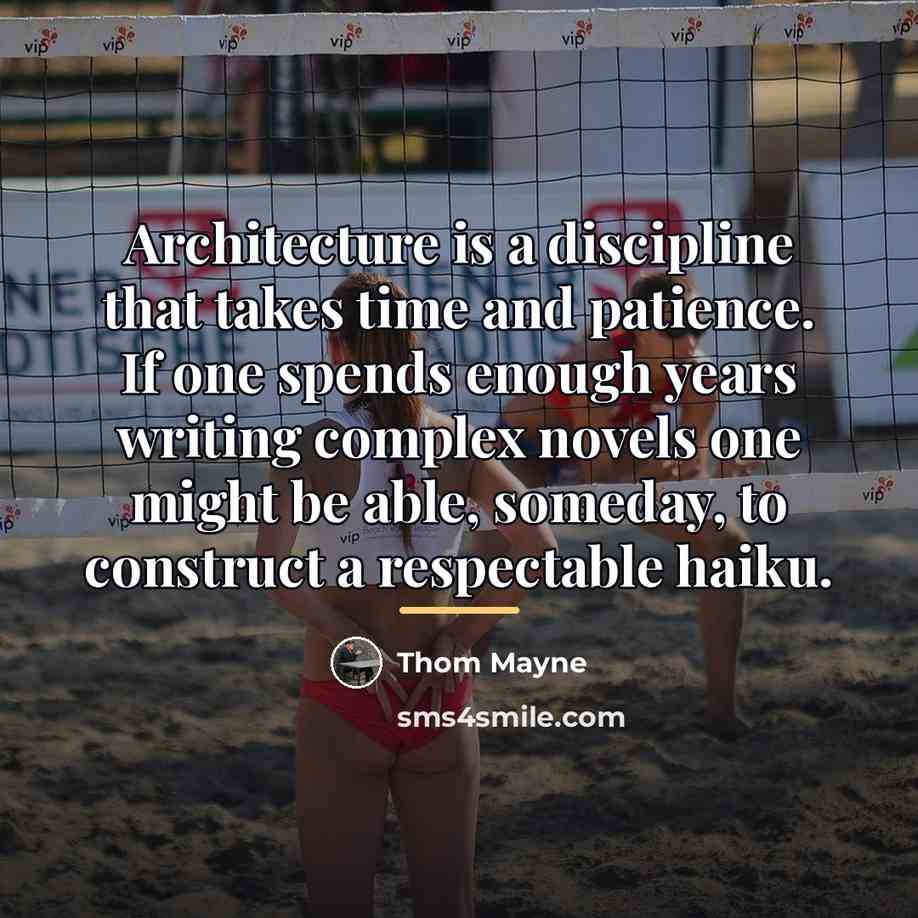 “Architecture is a discipline that takes time and patience. If…” quote by Thom Mayne