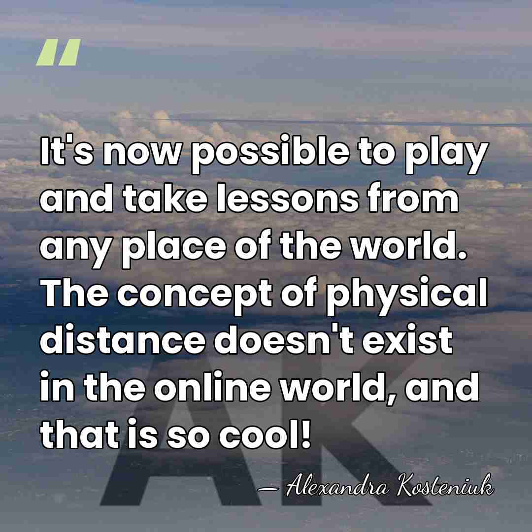 It's now possible to play and take lessons from any place of&hellip; - Alexandra Kosteniuk
