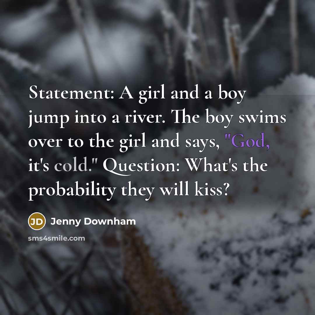 “Statement: A girl and a boy jump into a river.…” quote by Jenny Downham