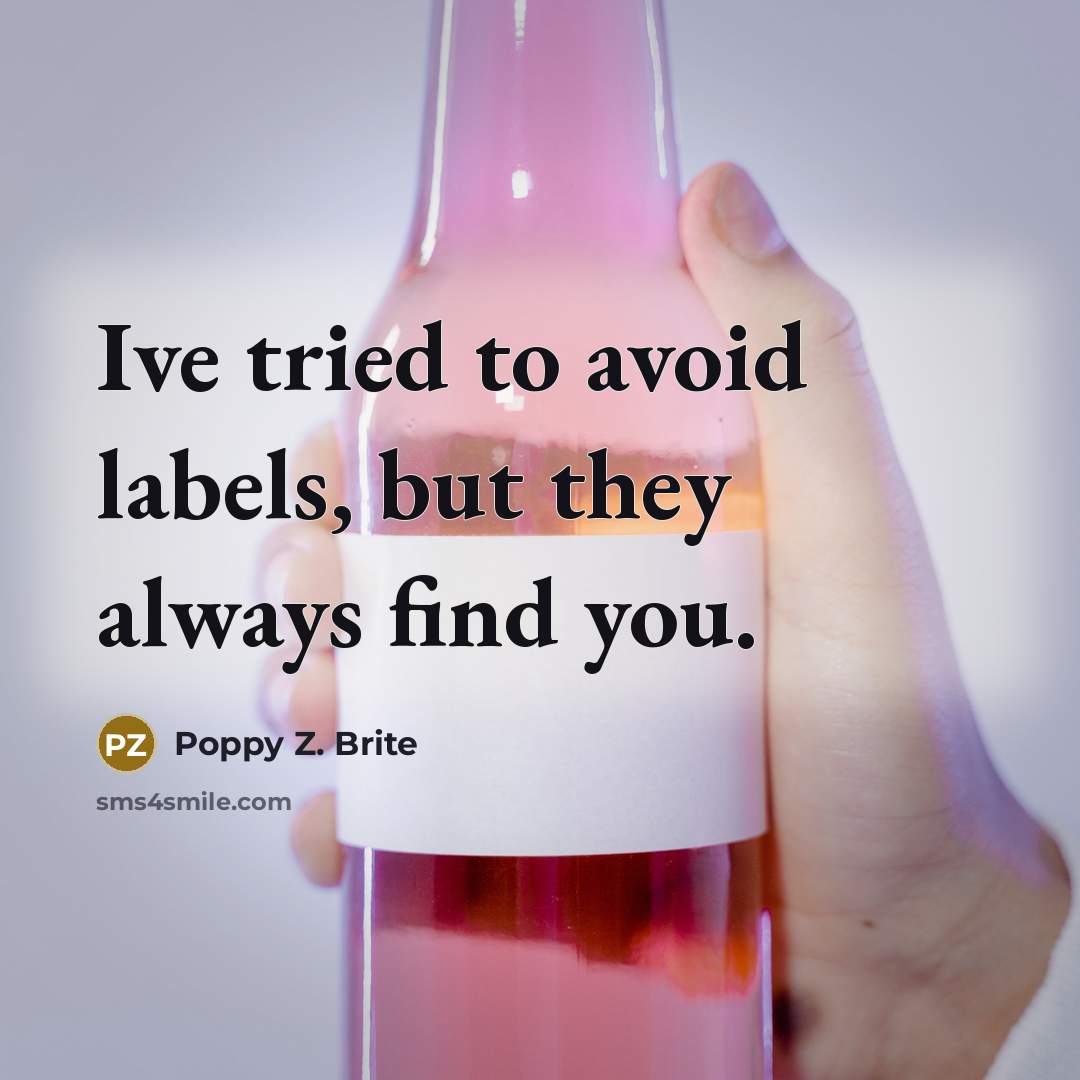 “Ive tried to avoid labels, but they always find you.…” quote by Poppy Z. Brite