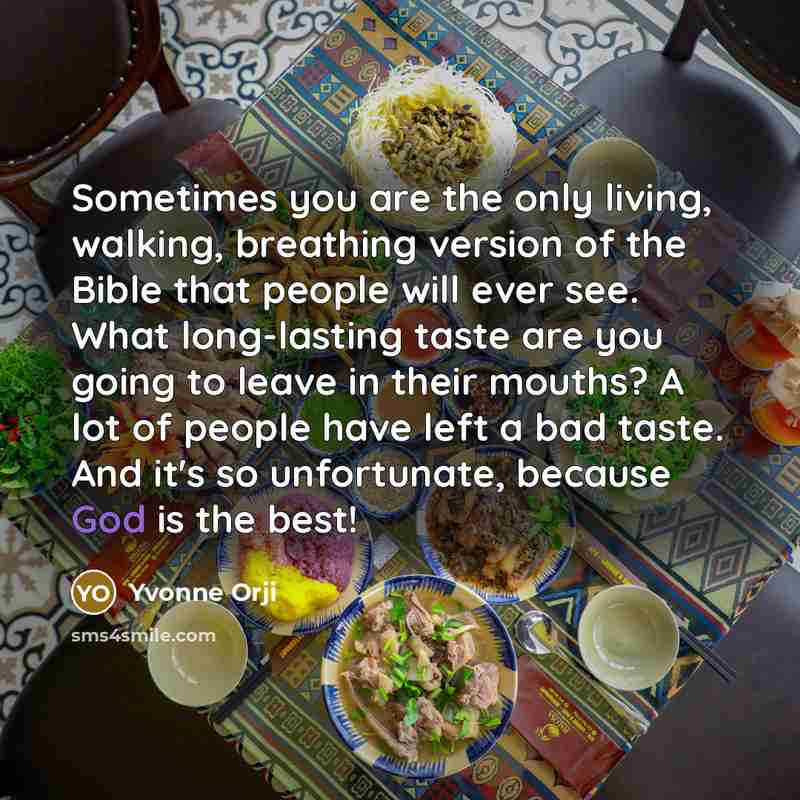 “Sometimes you are the only living, walking, breathing version of…” quote by Yvonne Orji