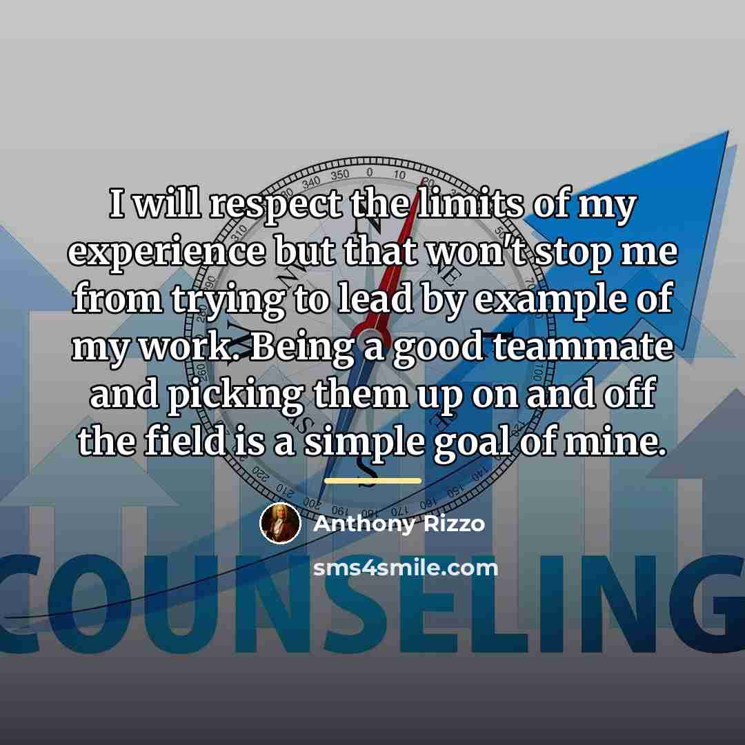 “I will respect the limits of my experience but that…” quote by Anthony Rizzo