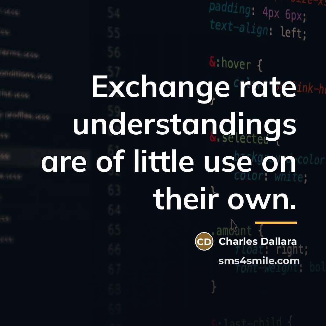 “Exchange rate understandings are of little use on their own.…” quote by Charles Dallara