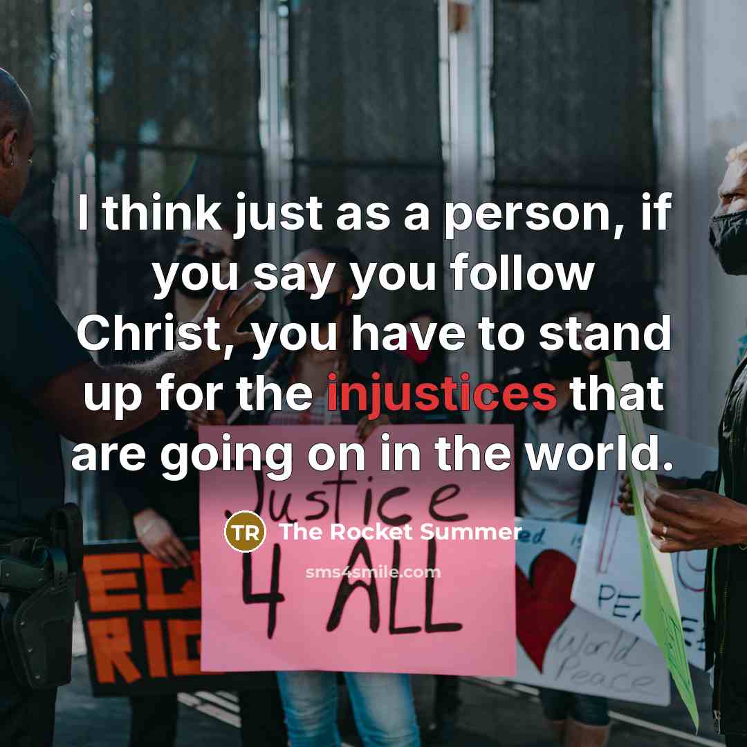 “I think just as a person, if you say you…” quote by The Rocket Summer