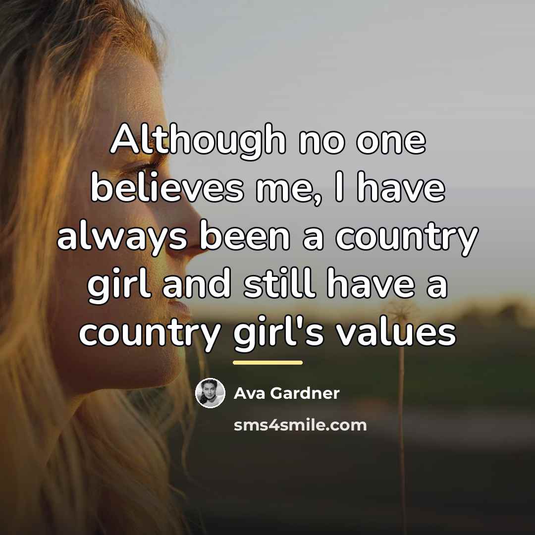 “Although no one believes me, I have always been a…” quote by Ava Gardner
