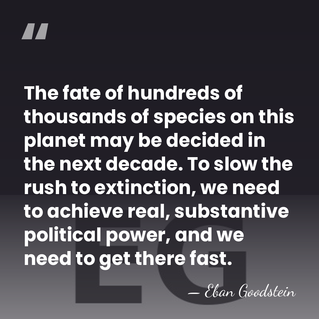 The fate of hundreds of thousands of species on this planet may&hellip; - Eban Goodstein