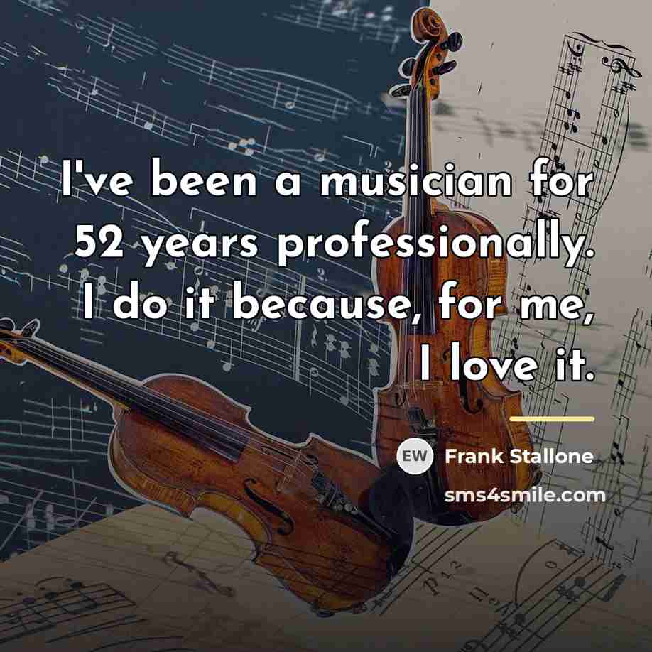 “I've been a musician for 52 years professionally. I do…” quote by Frank Stallone