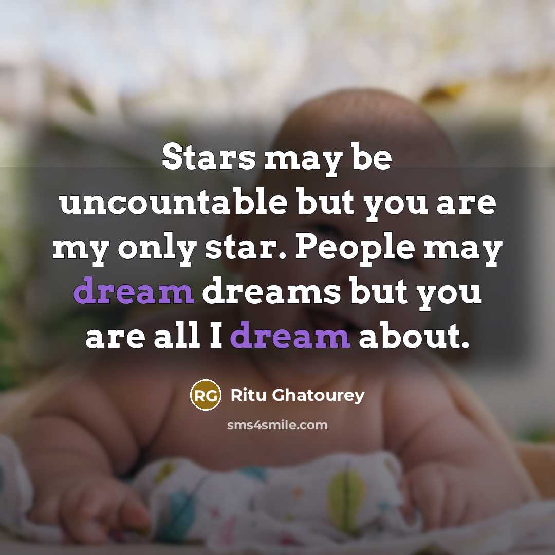 “Stars may be uncountable but you are my only star.…” quote by Ritu Ghatourey