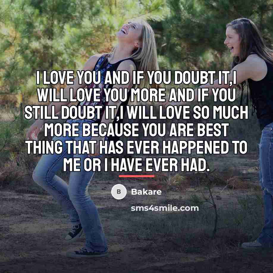 “I love you and if you doubt it,I will love…” quote by Bakare