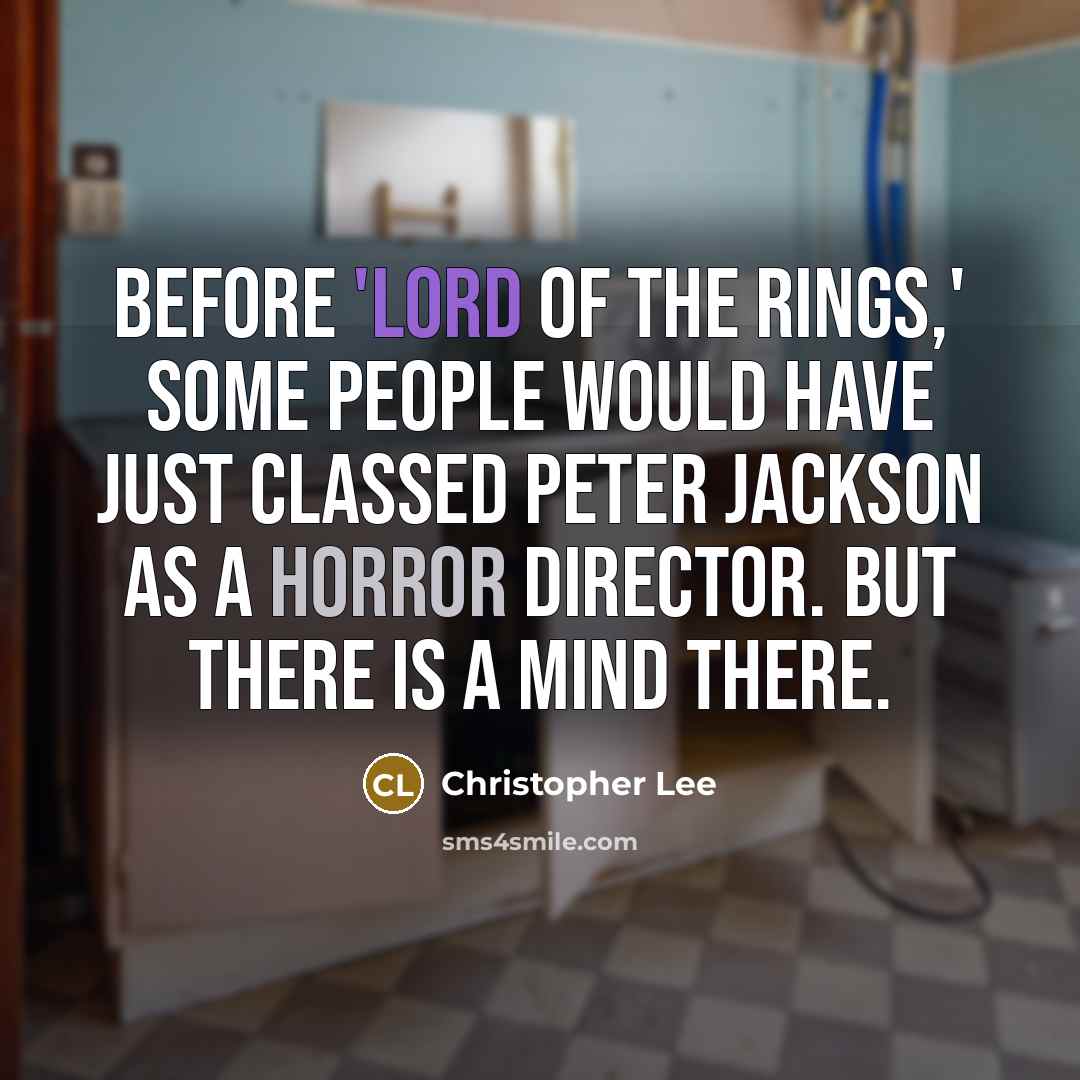 “Before 'Lord of the Rings,' some people would have just…” quote by Christopher Lee