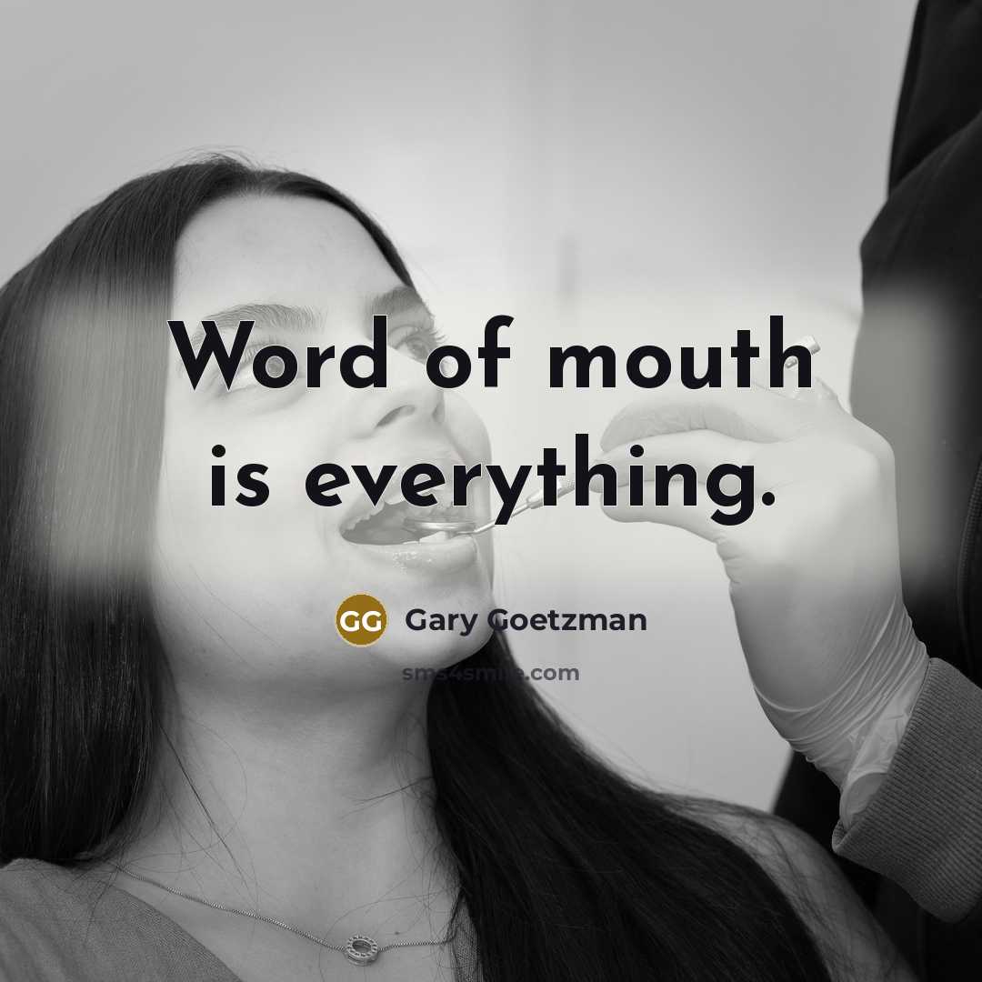 “Word of mouth is everything.…” quote by Gary Goetzman