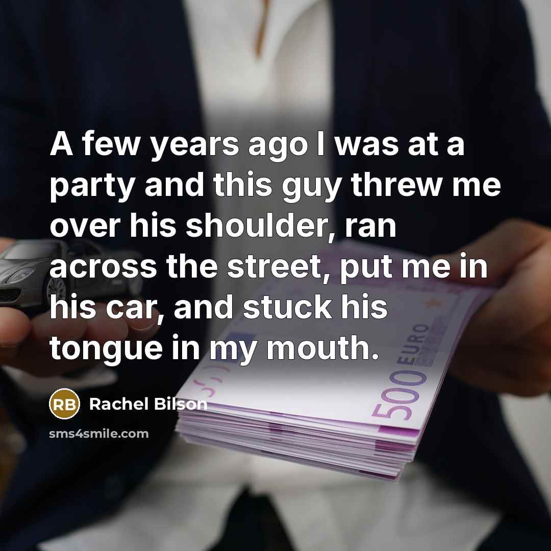 “A few years ago I was at a party and…” quote by Rachel Bilson